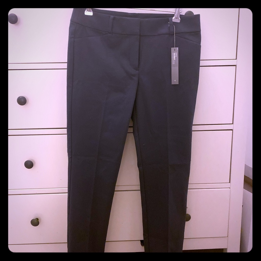 LOFT gray ankle length pants- brand new!